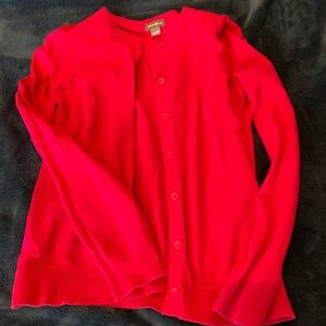 Eddie Bauer Pink Cardigan Sweater Size XSmall
